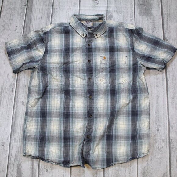 Carhartt Men's Casual Button Down Shirt - Picture 1 of 6